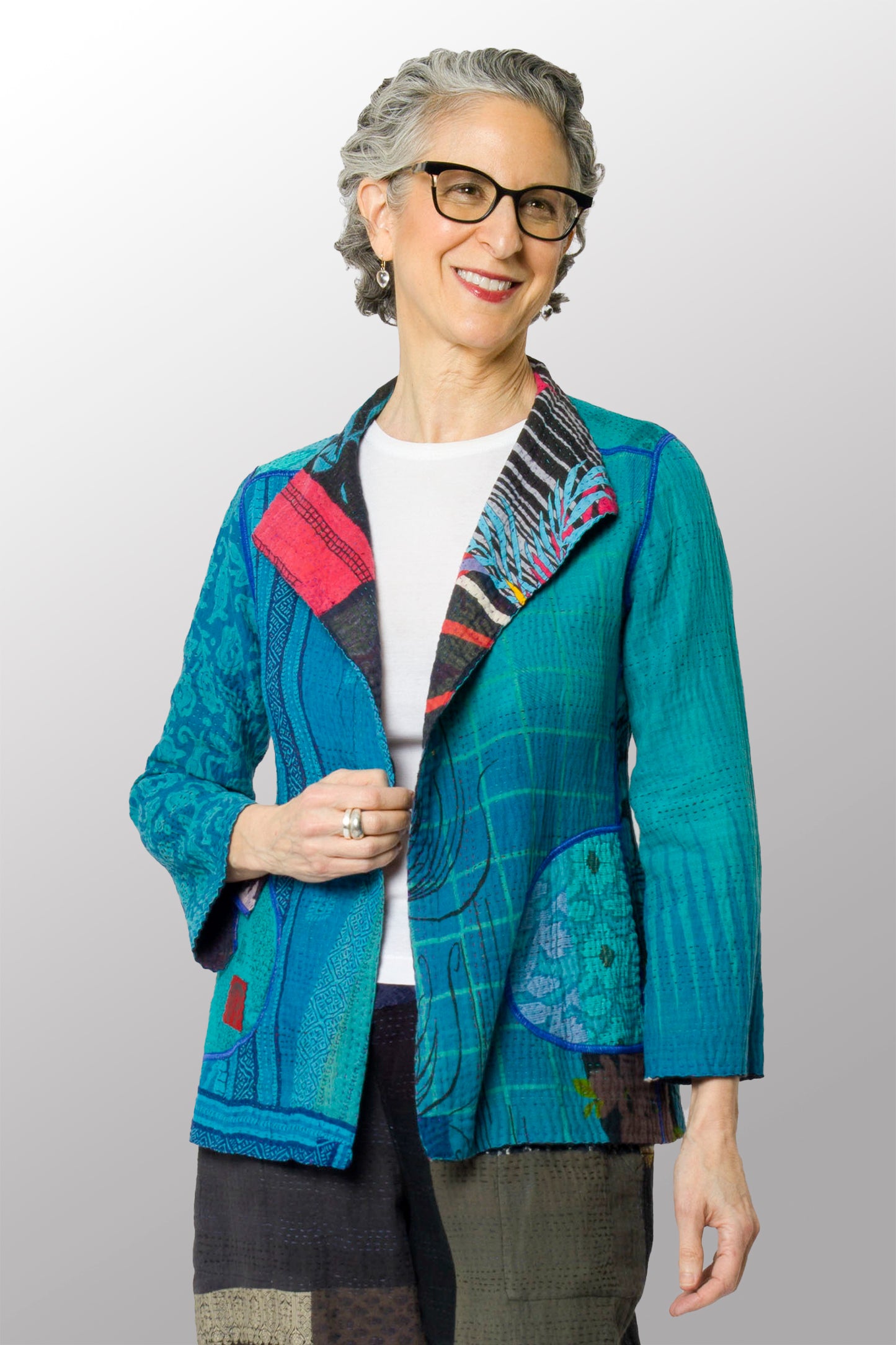 PUZZLE KANTHA SHORT JKT - pz4007-blu -