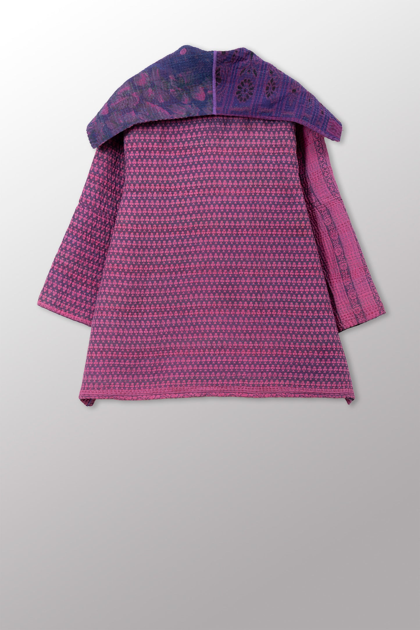 COTTON OVERDYE KANTHA FLARE JKT - ov4010-cfus010a -