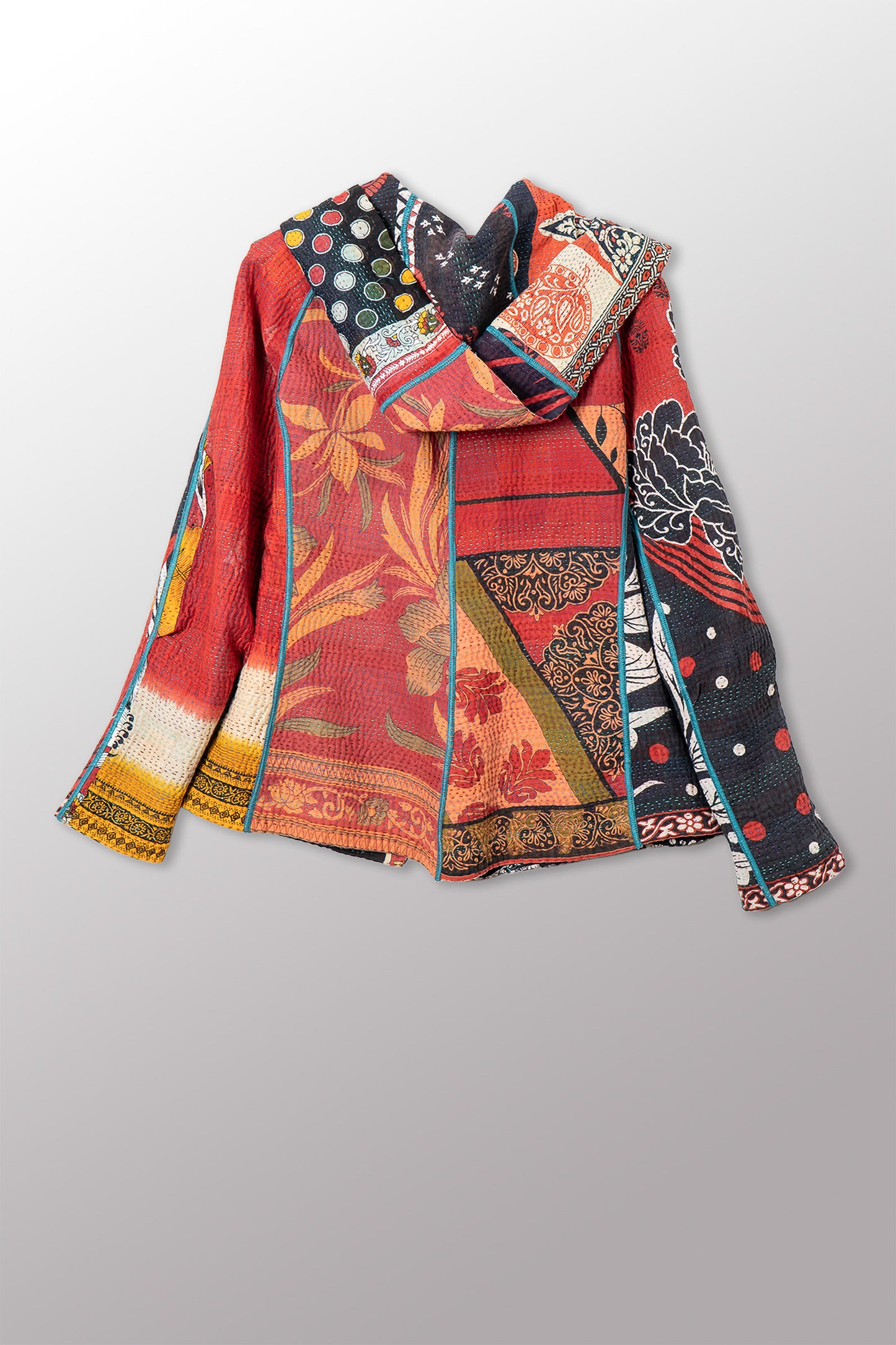 PUZZLE KANTHA HOODIE JACKET - pz4036-0001m -