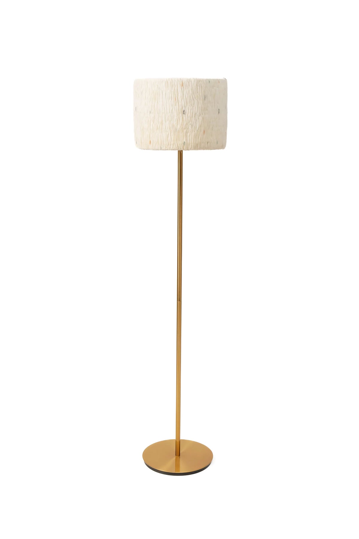 New Dawn Wavy Stripe Ivory -Floor Lampshade