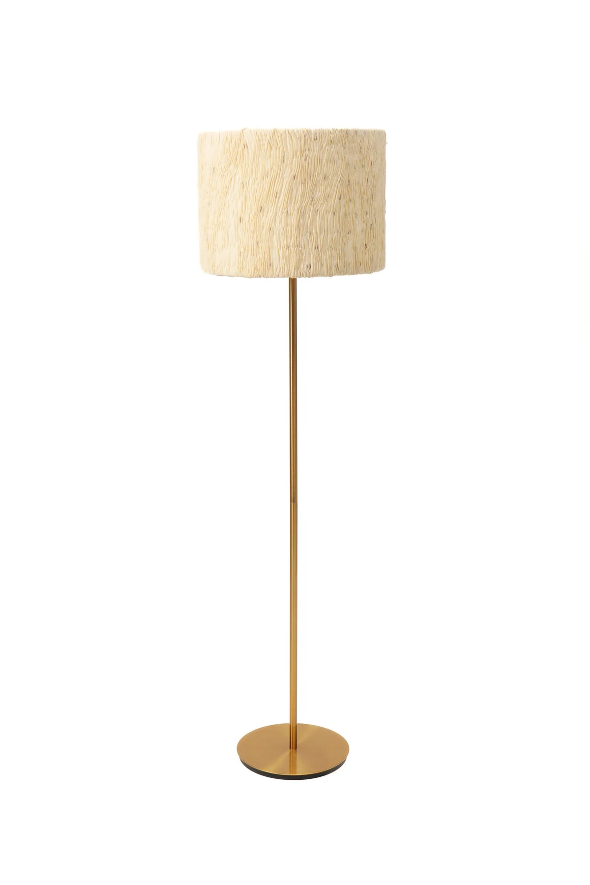 New Dawn Saree Pleated ivory -Floor Lampshade