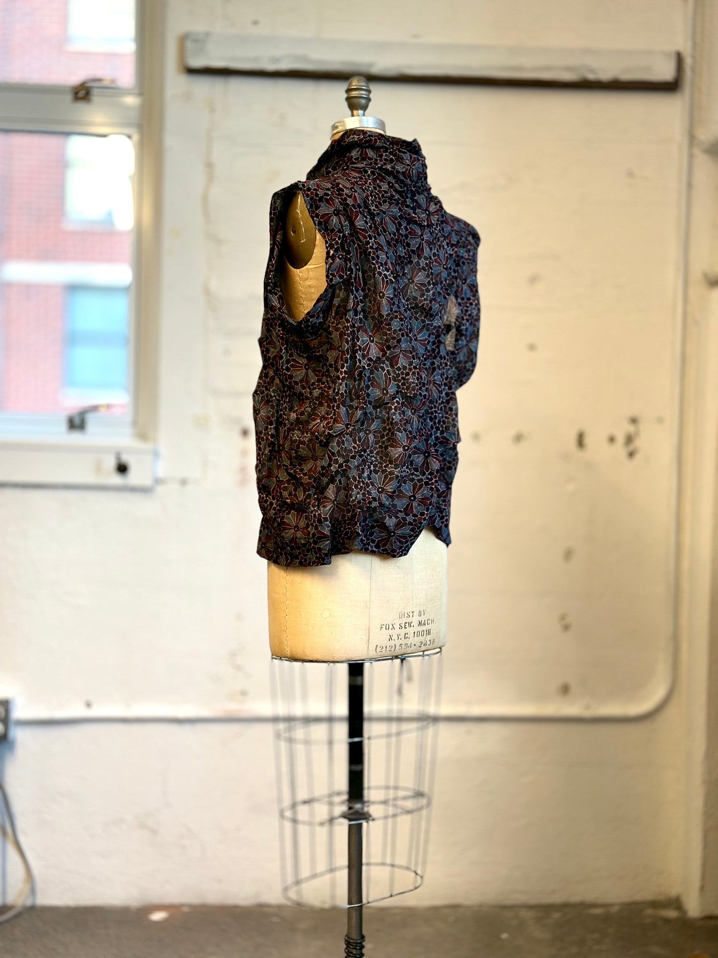 AJRAKH WAVY TUCK SHELL TOP - aw1553-blk -