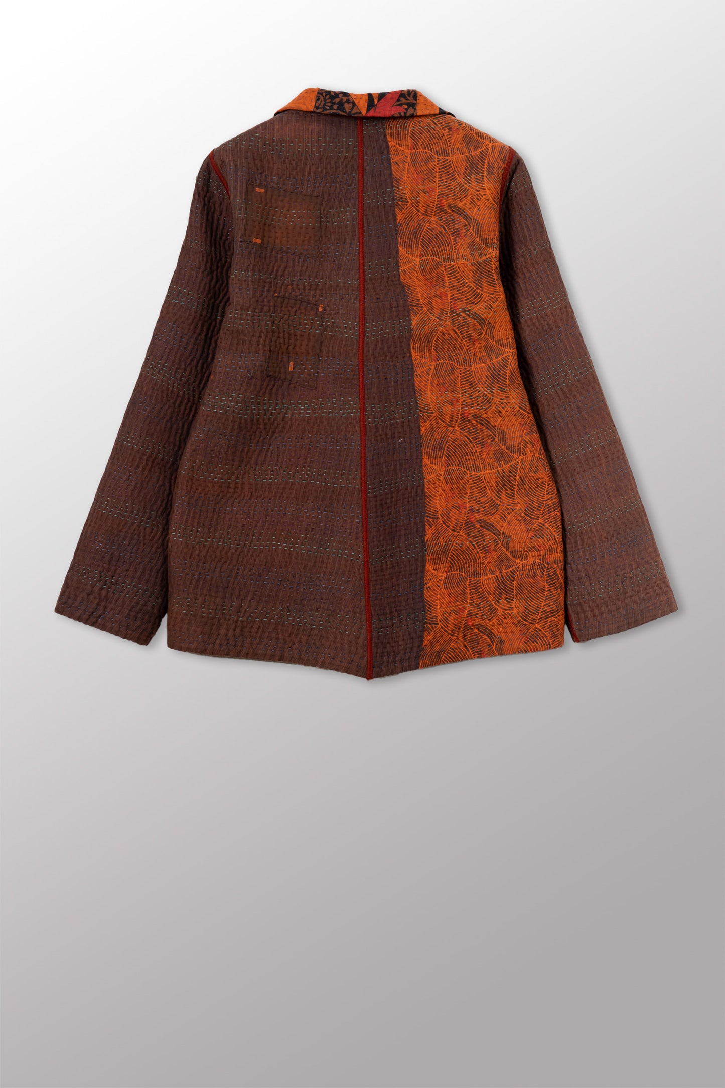 COTTON OVERDYE KANTHA SIMPLE JKT - ov4022-corg001m -