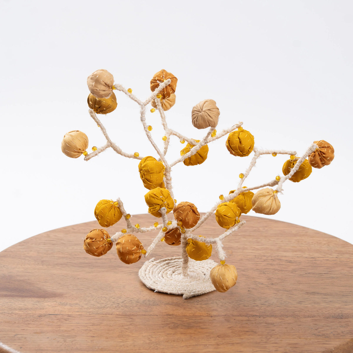 Golden Metallic Kantha Twig Tree