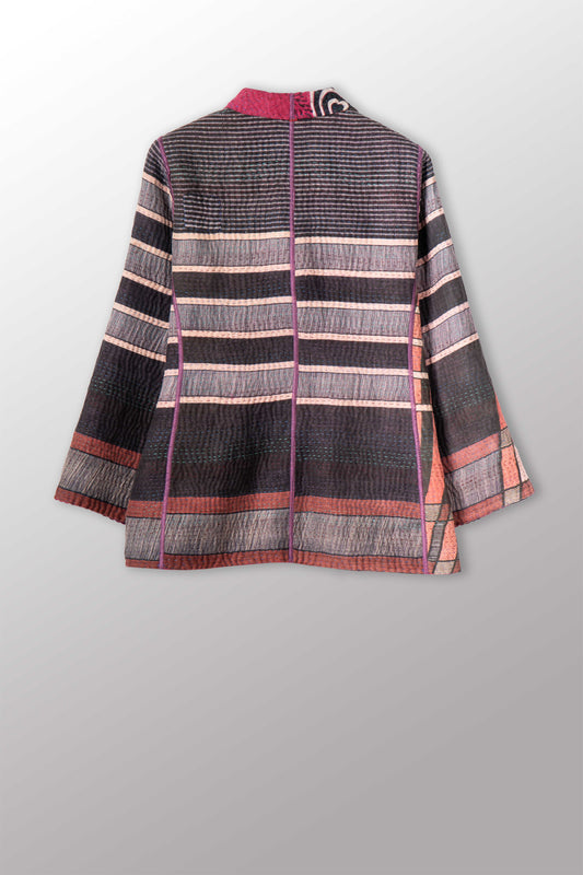 COTTON OVERDYE KANTHA SHORT JKT - ov4007-cpik001s -