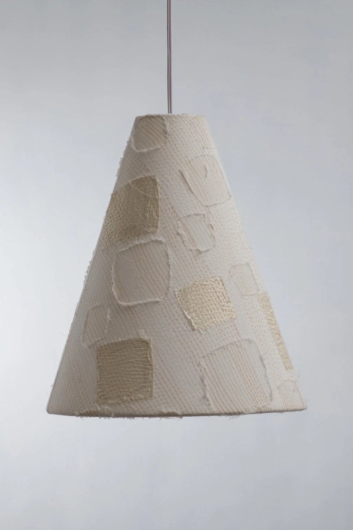 Cut Through Square Kantha Pendant Lamp
