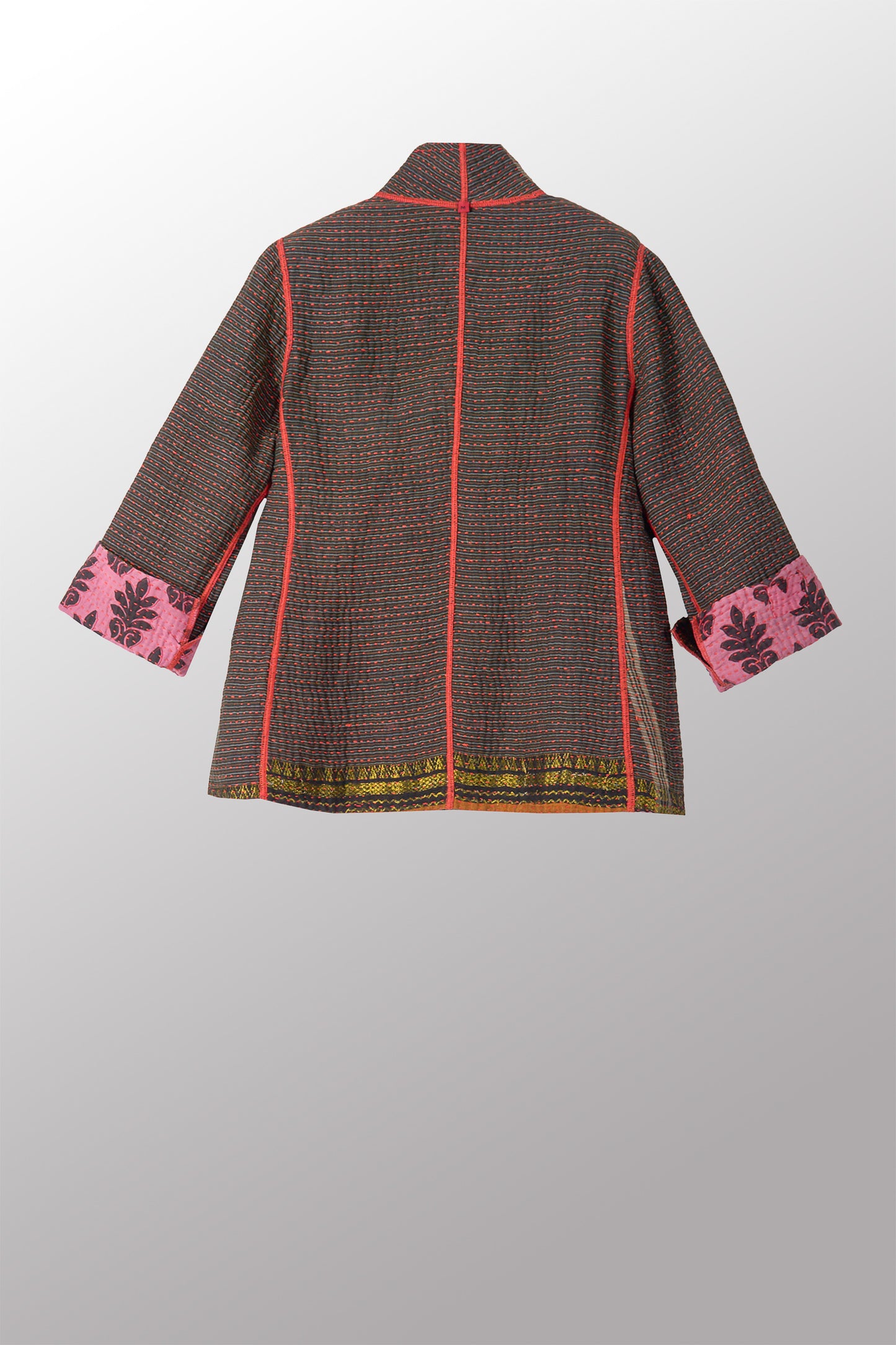 VINTAGE COTTON BBK KANTHA SHORT JKT - bb4007-mlt -