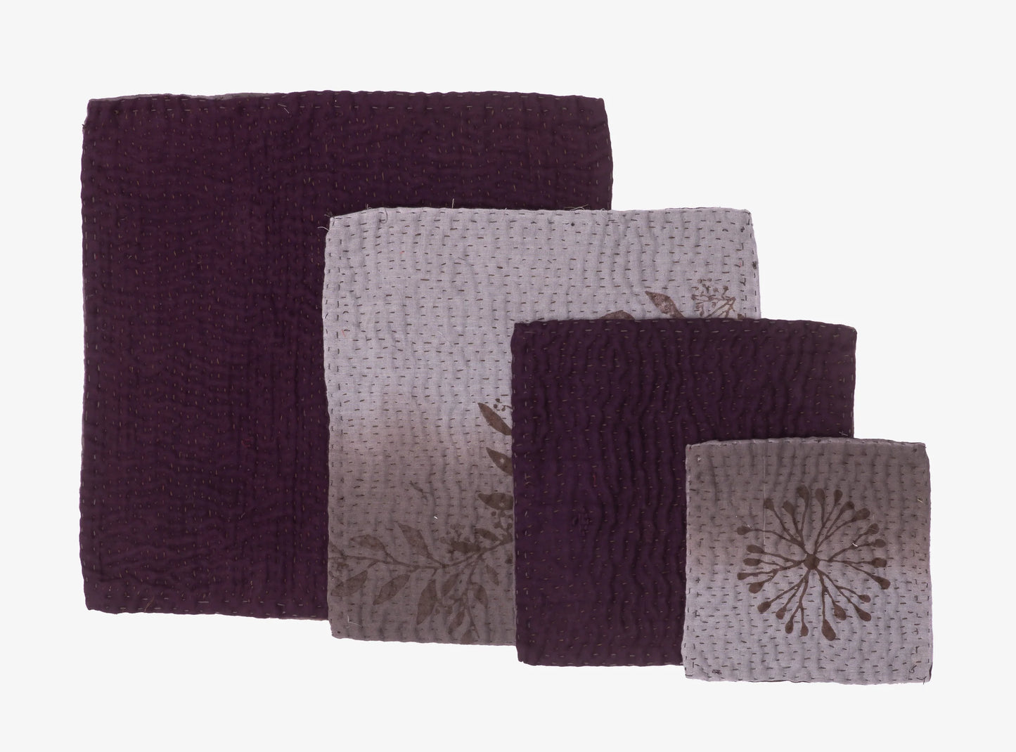 Ombre Handmade Coasters -Chocolate ( Set of 2)