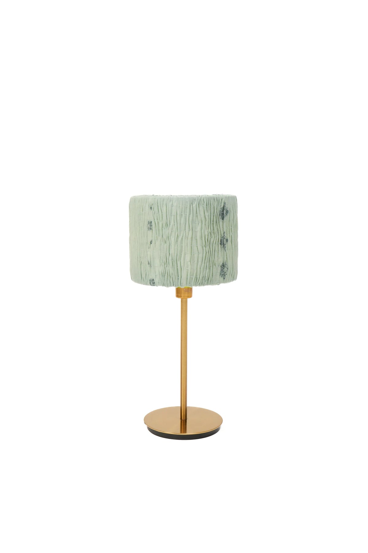 Sage Wavy Stripe Blue -Night Lampshade