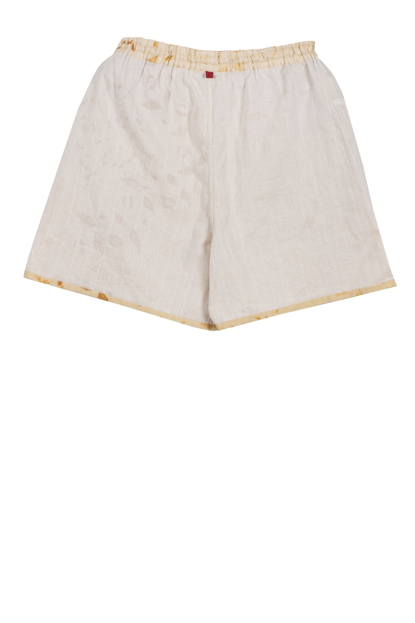 LOUNGE WEAR THROW KANTHA SHORTS - lw2648-ylw -
