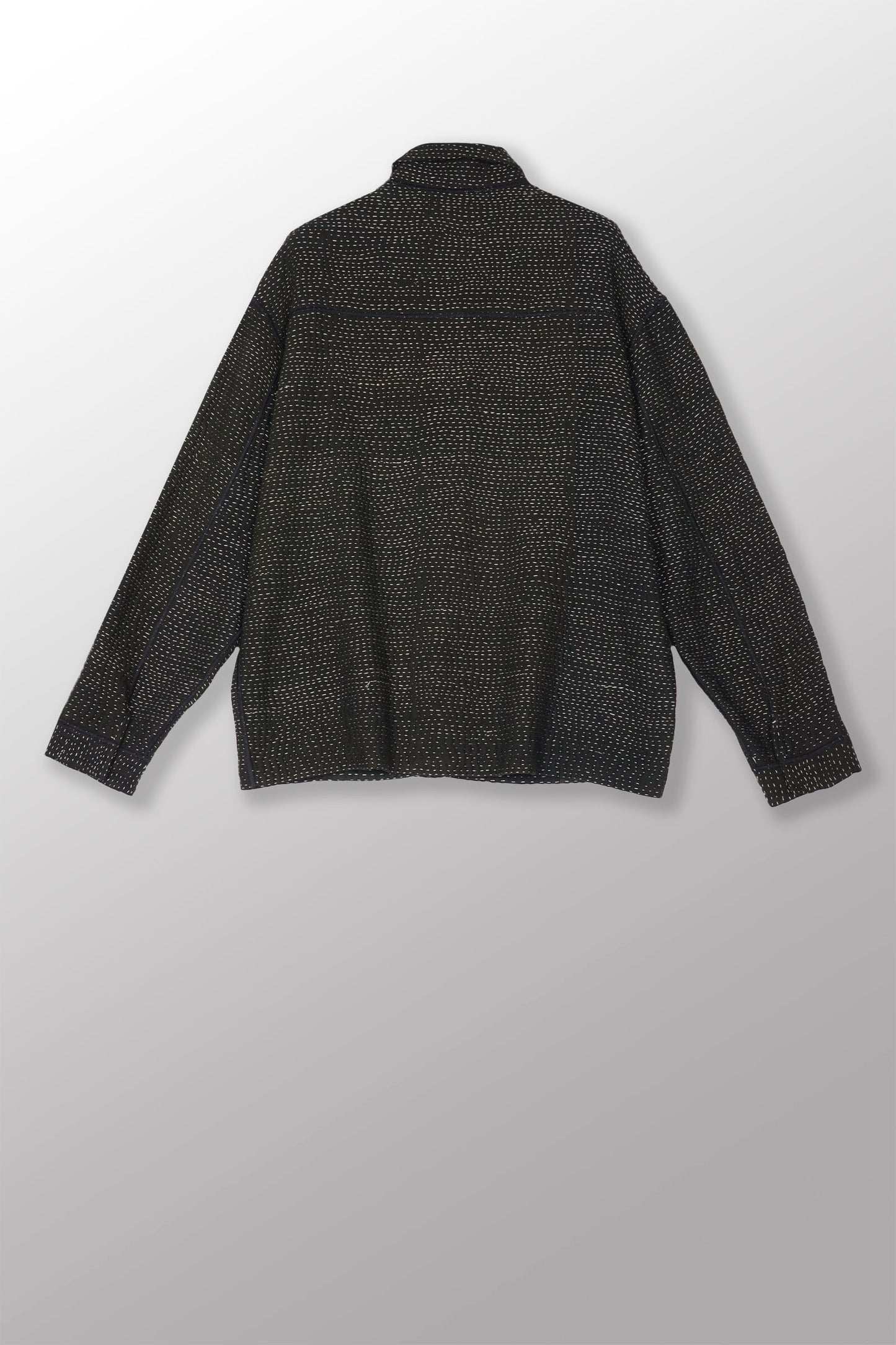 MUJI PATCH KANTHA WORKERS JACKET - mp4085-biy -