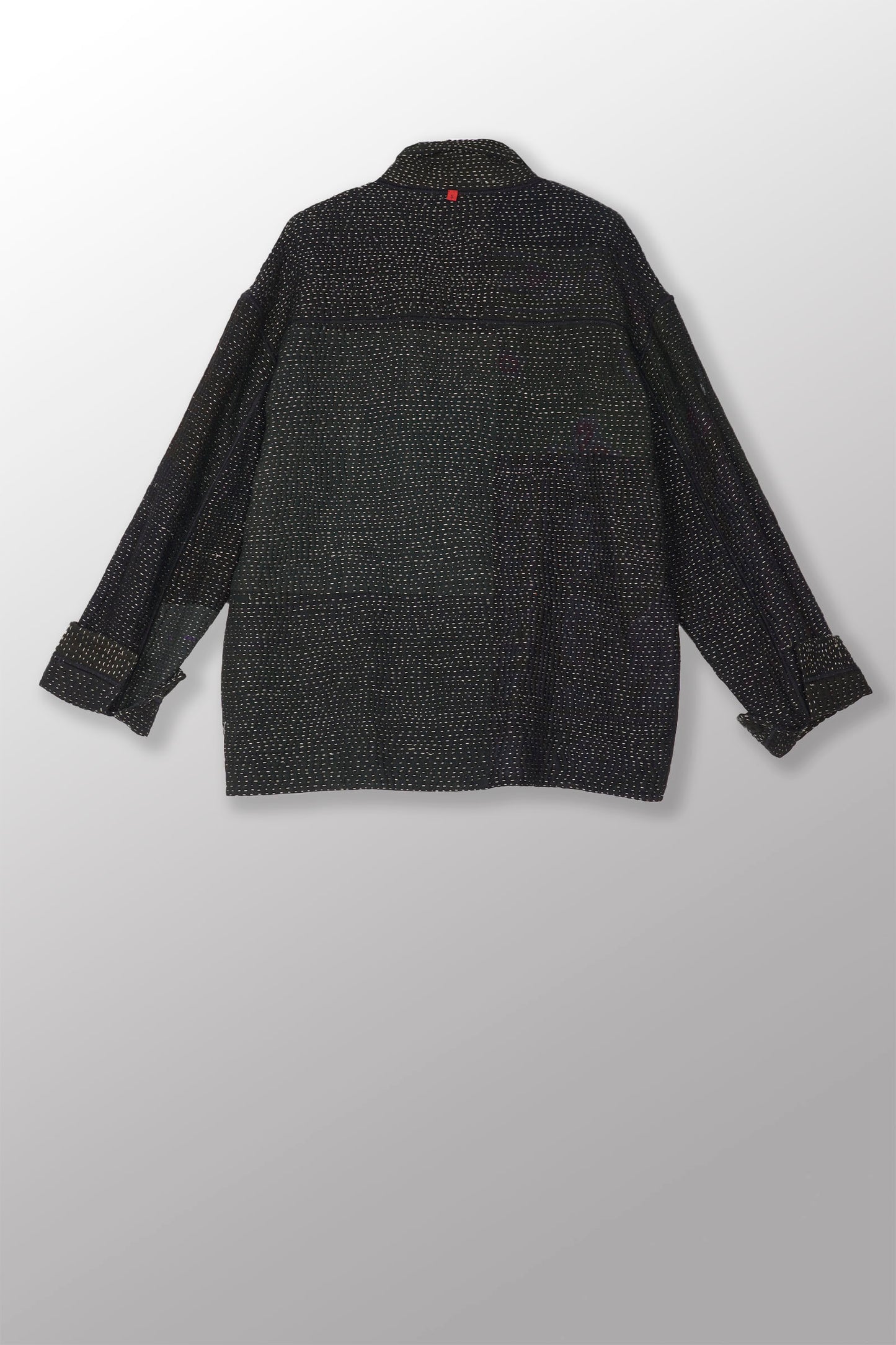 MUJI PATCH KANTHA WORKERS JACKET - mp4085-biy -