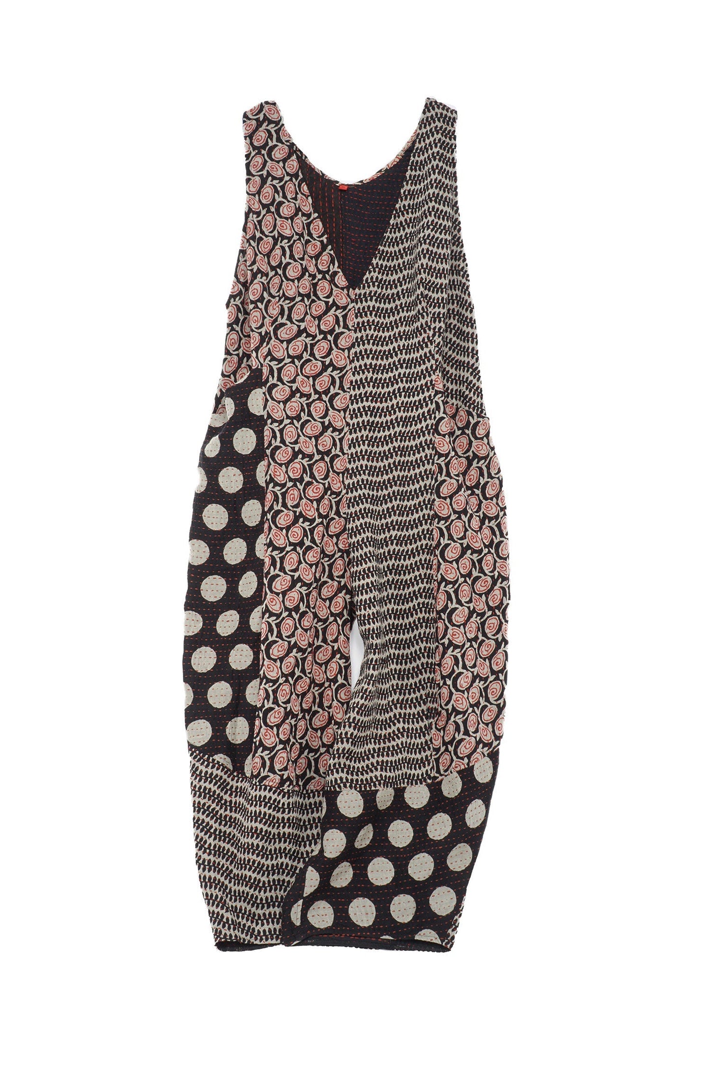 ROSEBUDS BBK KANTHA V-NECK JUMPER - rk2622-blk -