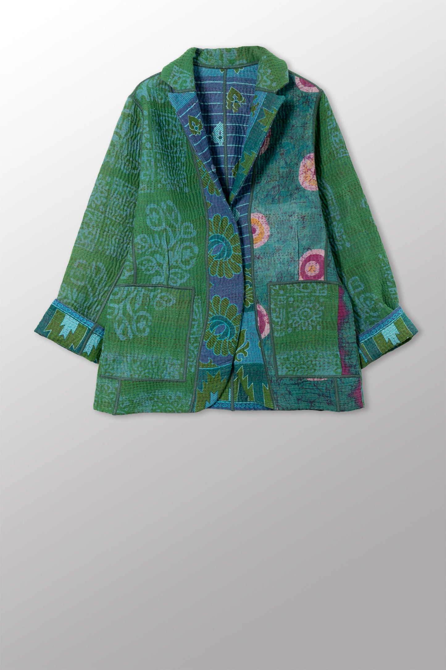 COTTON OVERDYE KANTHA BASIC JKT - ov4052-ctel001m -