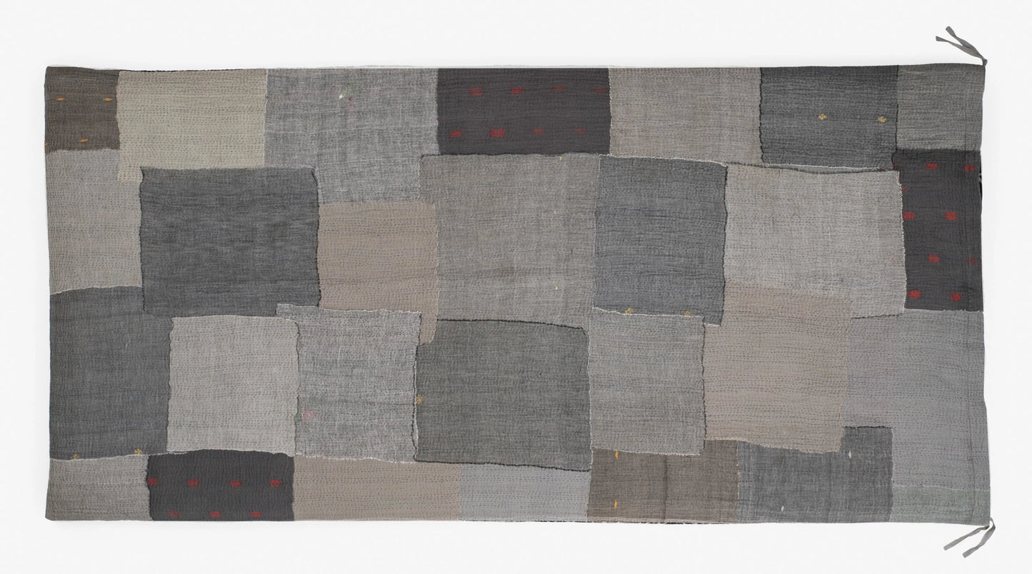 Mosaic Fray Handmade Vintage Kantha Day Bed Mattress Cover -Carrots