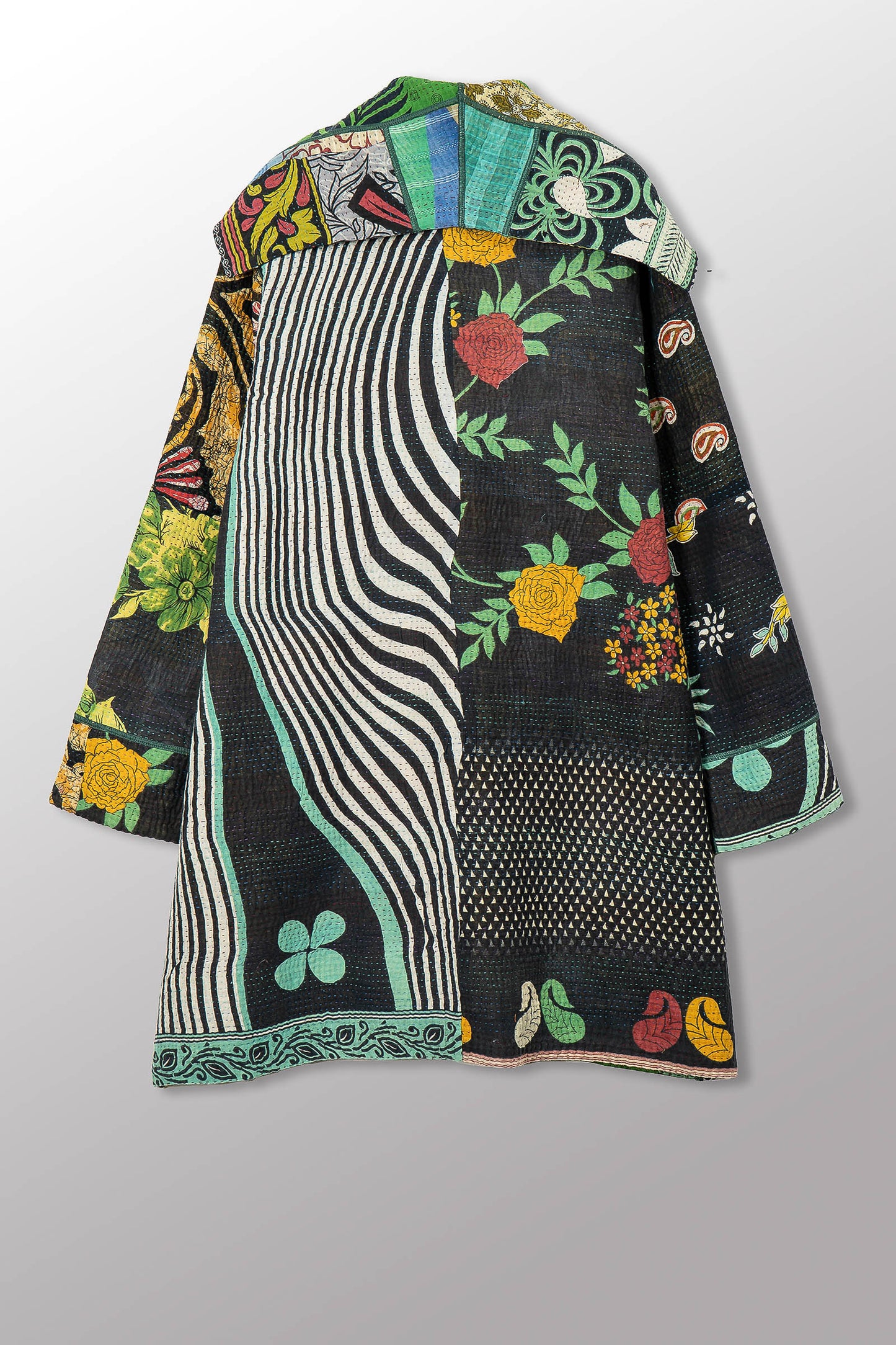 PUZZLE KANTHA POCKET MEDIUM COAT - pz4316-0002m -
