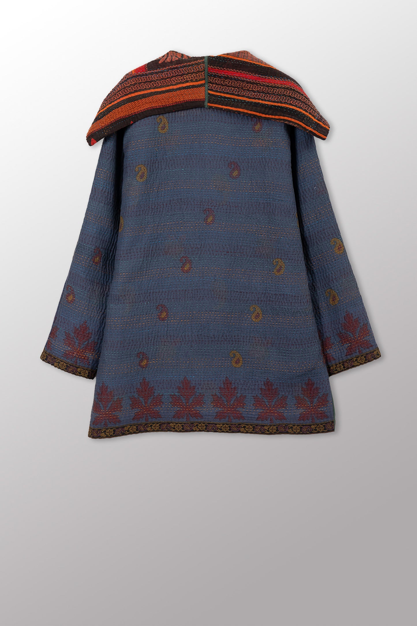 COTTON OVERDYE KANTHA POCKET JKT - ov4002-corg017a -