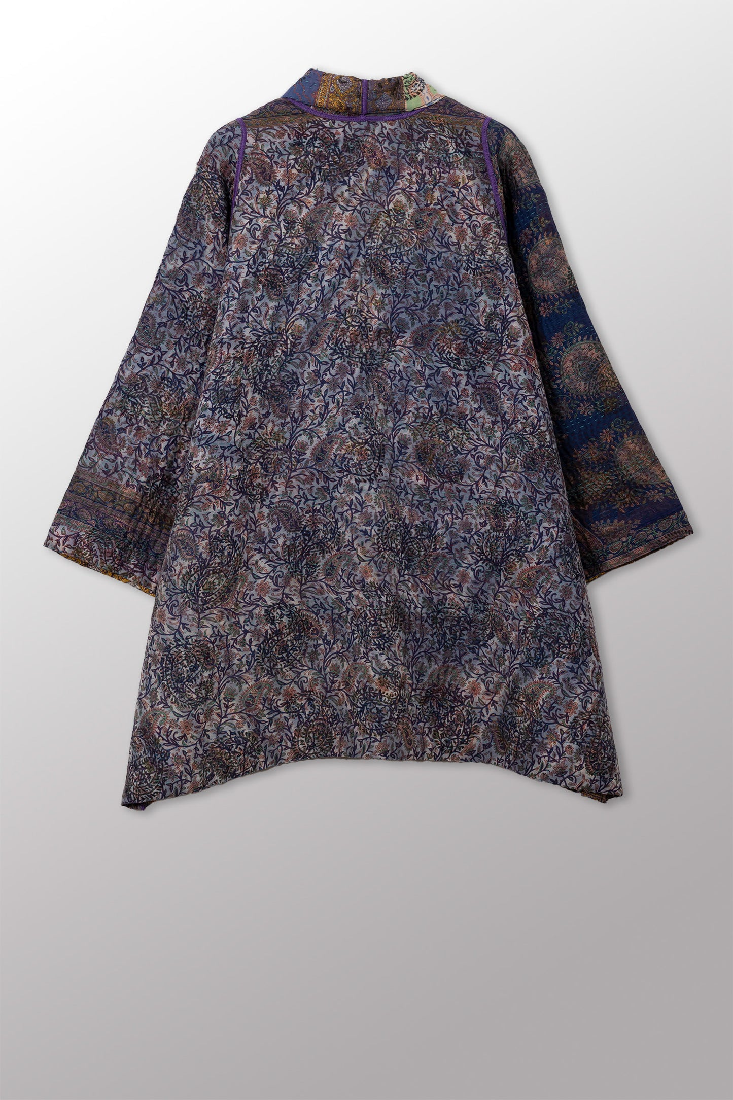 VINTAGE COTTON KANTHA A-LINE JKT - cv4003-0463a -