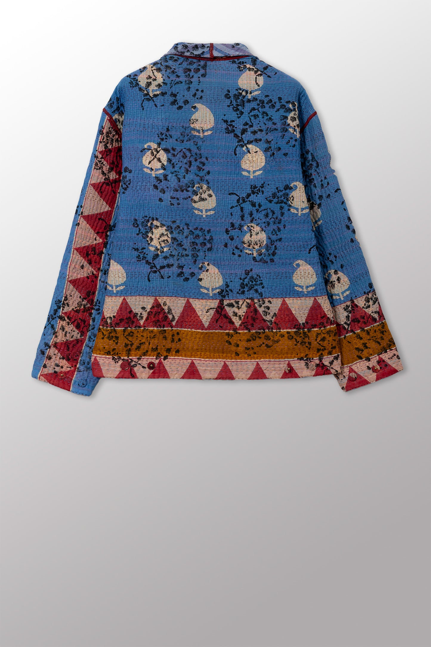 VINTAGE COTTON KANTHA MEN'S BLOUSON - cv4040-0035s -