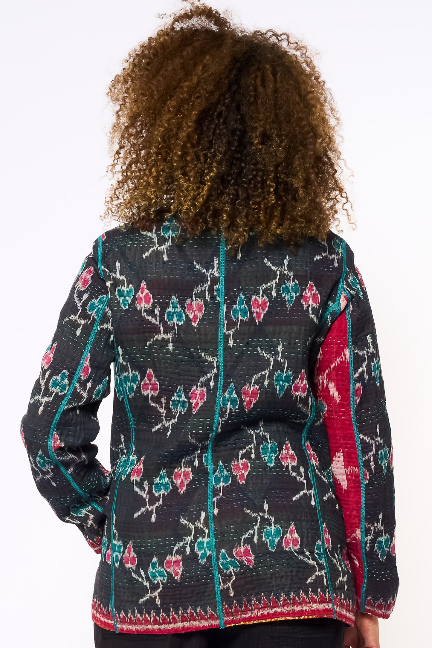 VINTAGE COTTON KANTHA BASIC JKT - cv4052-0026m -