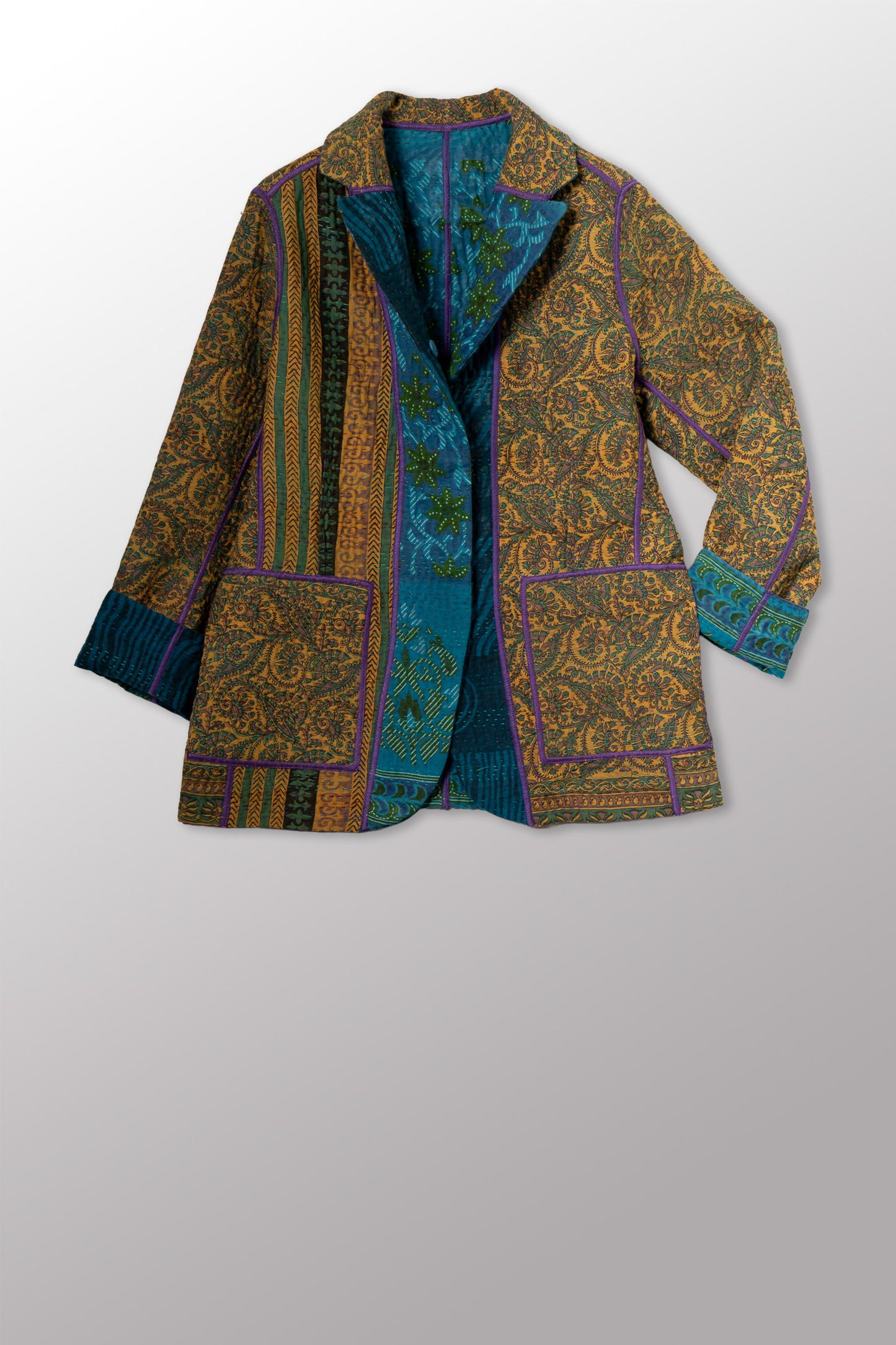 COTTON OVERDYE KANTHA BASIC JKT - ov4052-ctuq002m -