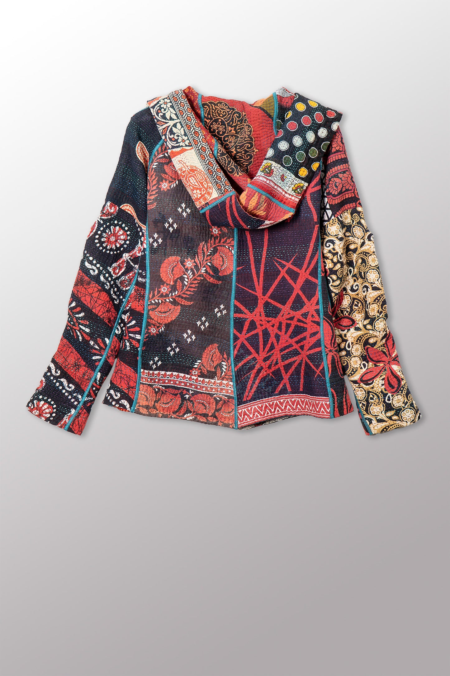 PUZZLE KANTHA HOODIE JACKET - pz4036-0001m -