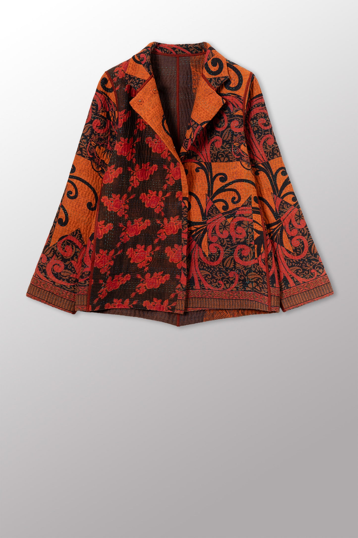 COTTON OVERDYE KANTHA SIMPLE JKT - ov4022-corg001m -