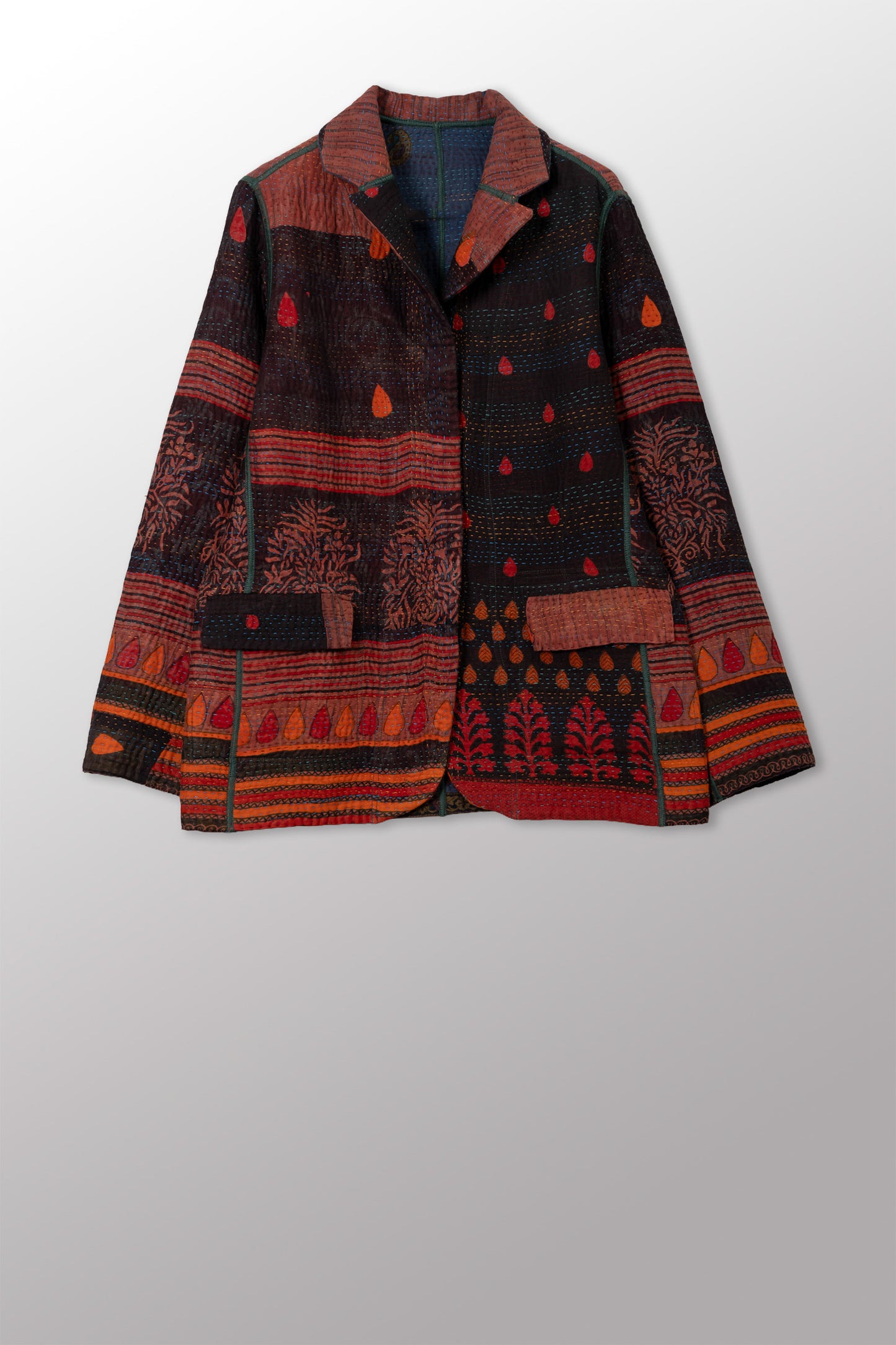COTTON OVERDYE KANTHA BASIC JKT - ov4052-corg001m -