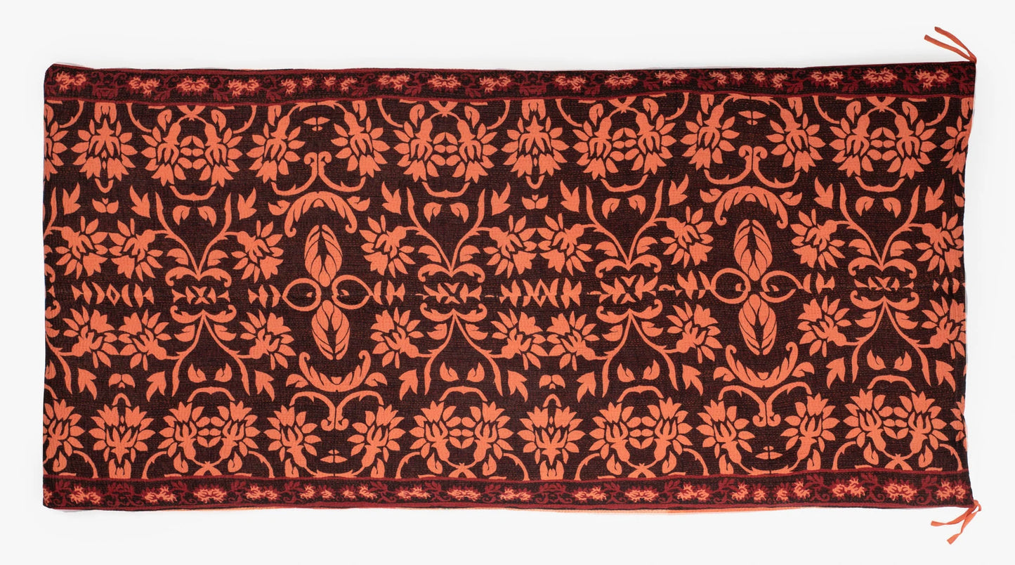 Mosaic Fray Handmade Vintage Kantha Day Bed Mattress Cover -Carrots