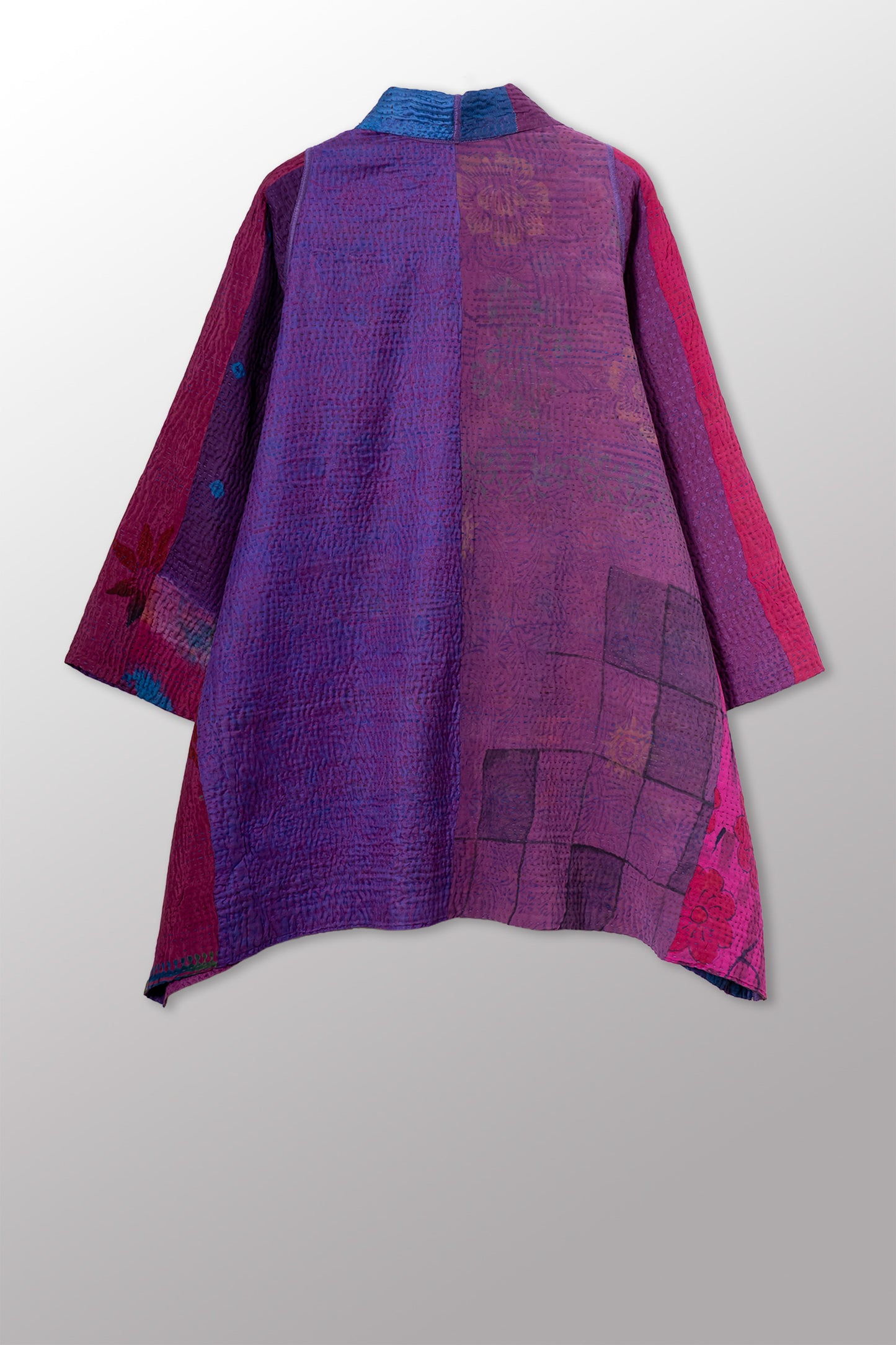 JACQUARD SILK KANTHA A-LINE JKT - js4003-cprp001a -