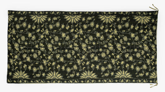 Mosaic Fray Handmade Vintage Kantha Day Bed Mattress Cover - Hydrangea