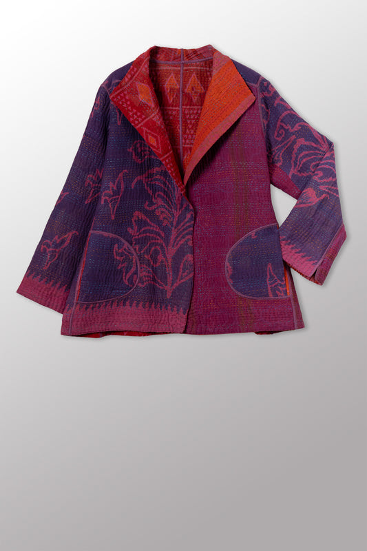 COTTON OVERDYE KANTHA SHORT JKT - ov4007-corg004w -