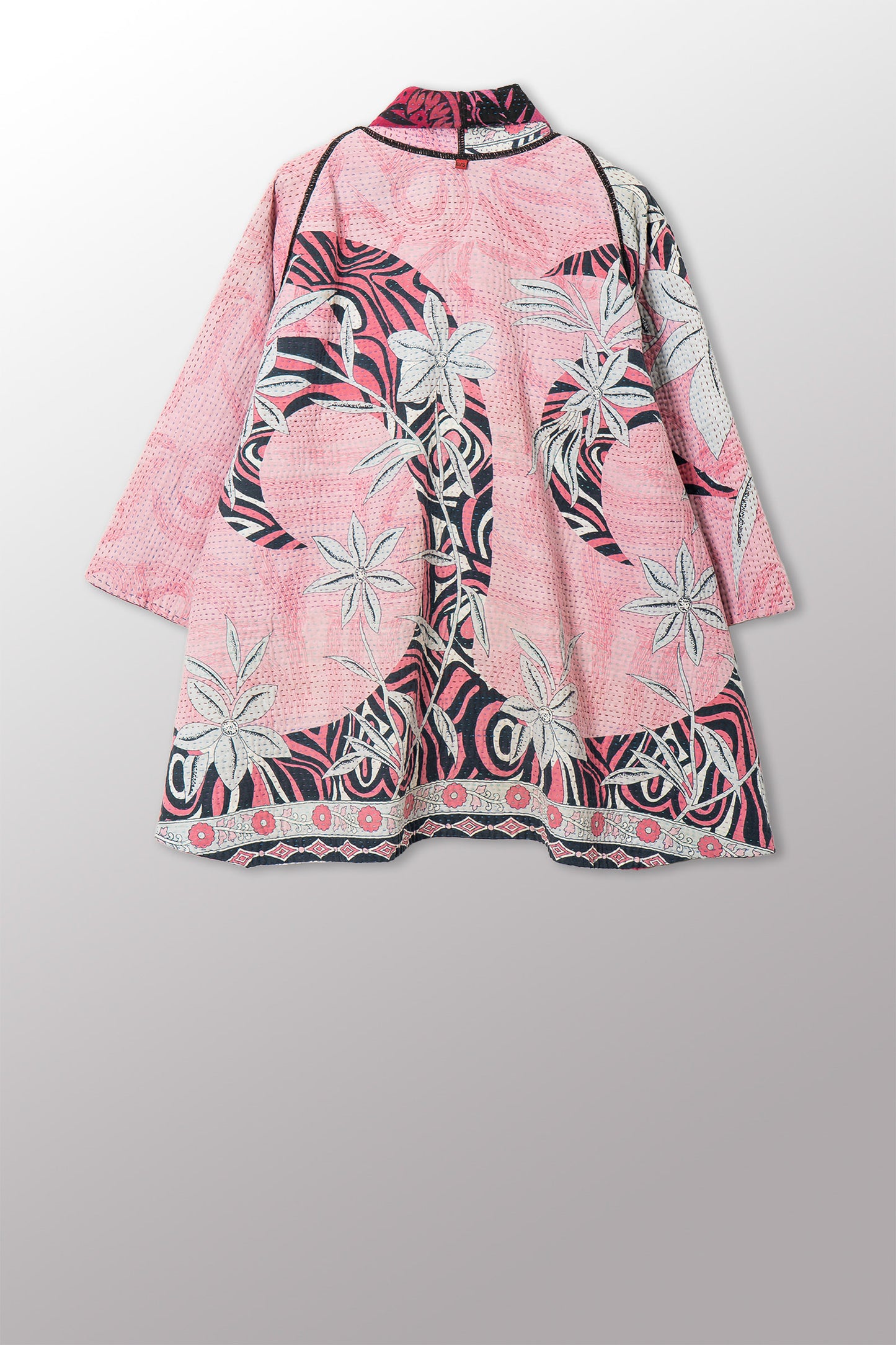 COTTON OVERDYE KANTHA KIMONO JKT - ov4004-cfus002a -