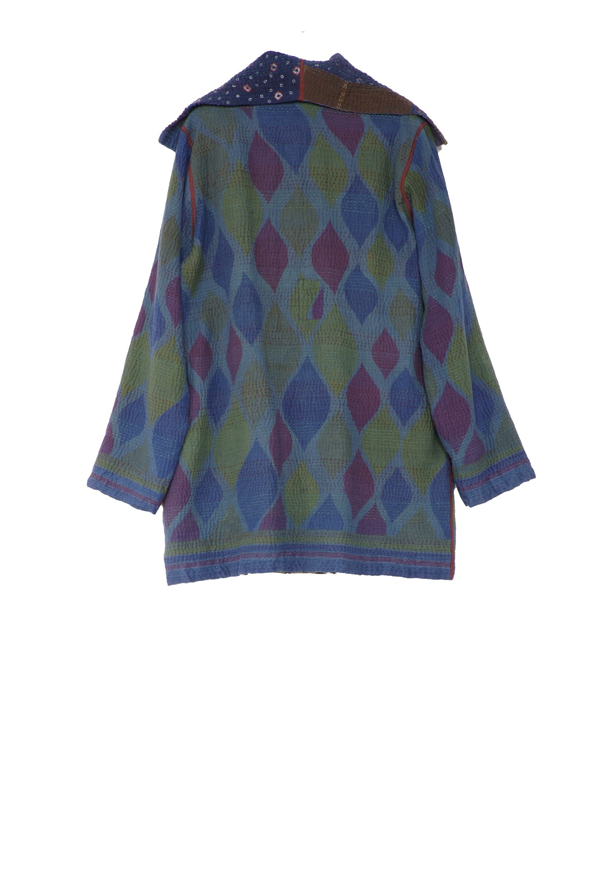 COTTON OVERDYE KANTHA POCKET JKT - ov4002-0002a -