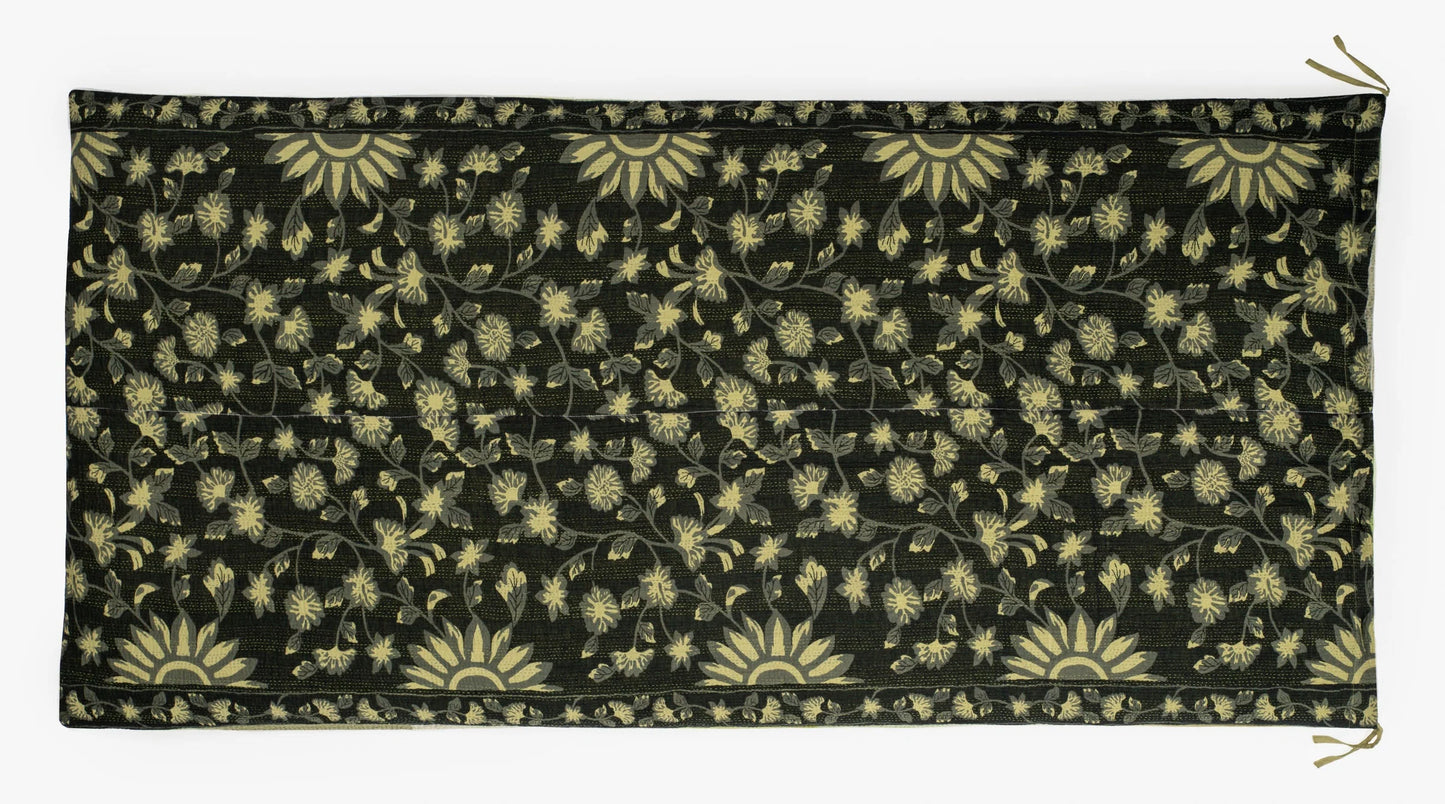 Mosaic Fray Handmade Vintage Kantha Day Bed Mattress Cover -Carrots