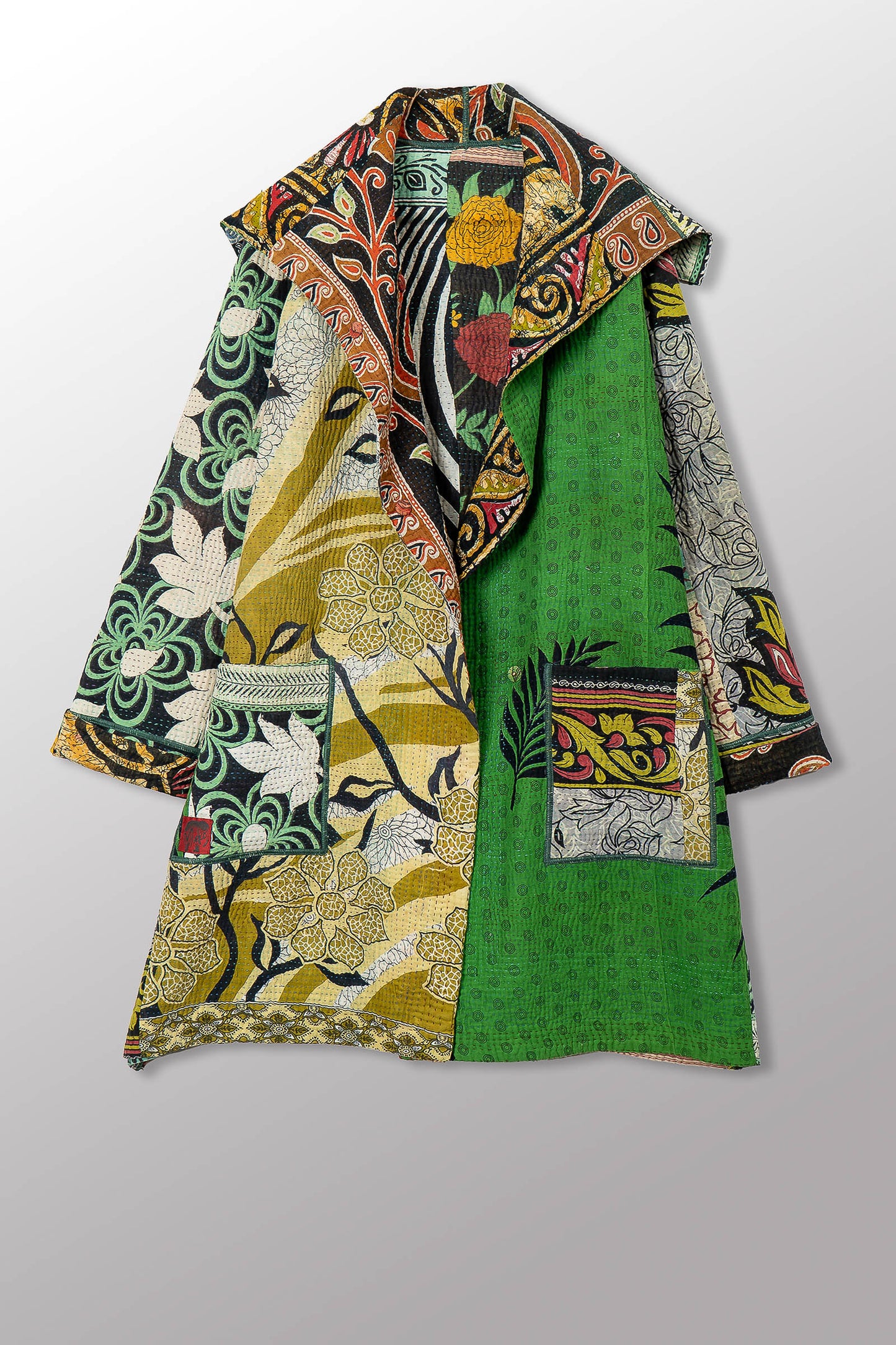 PUZZLE KANTHA POCKET MEDIUM COAT - pz4316-0002m -