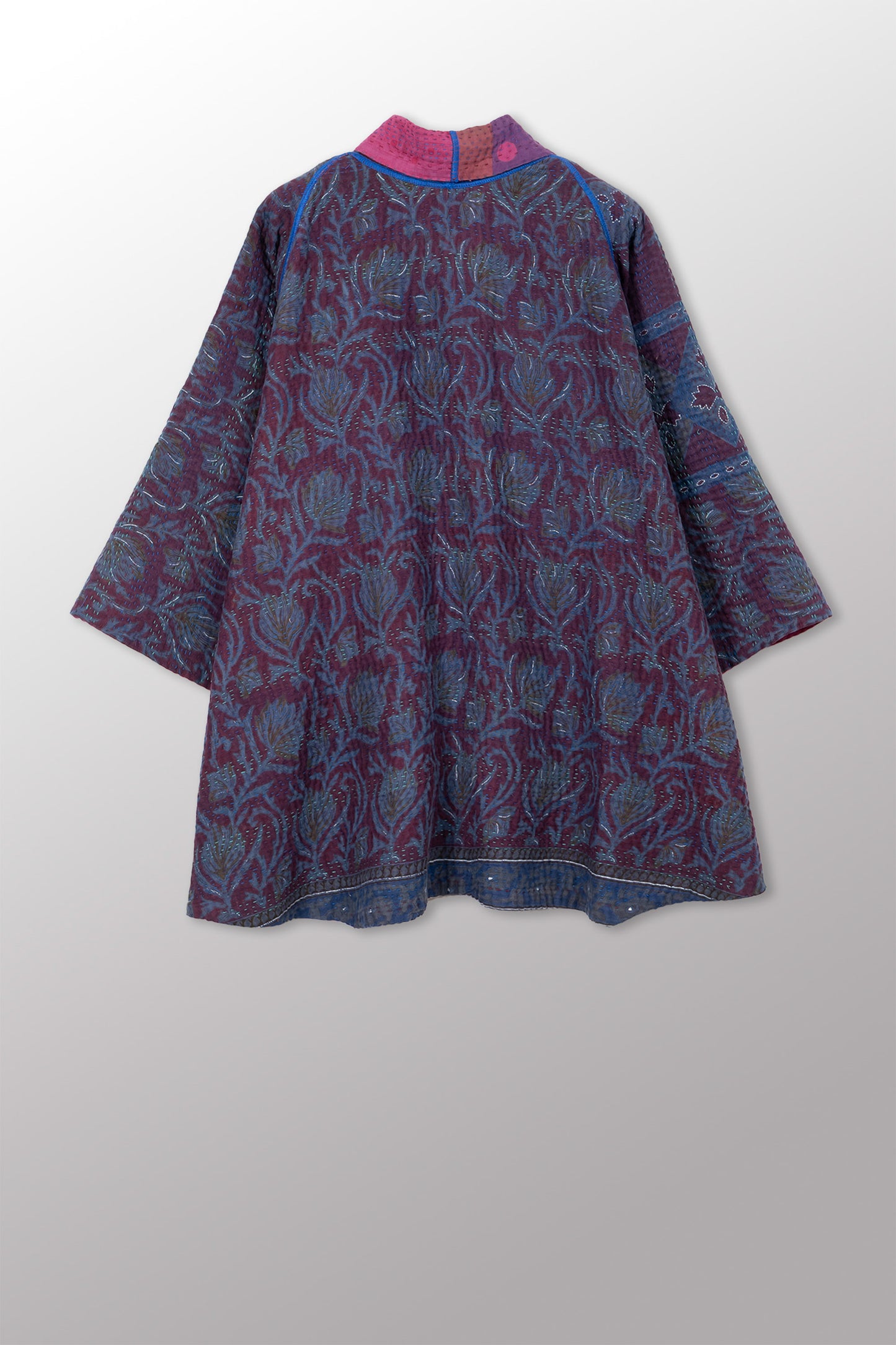 COTTON OVERDYE KANTHA KIMONO JKT - ov4004-cprp008a -