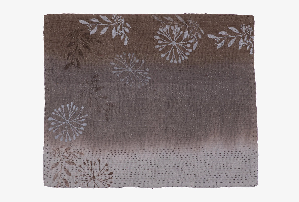 Ombre Patch Handmade Placemats -Chocolate (Set of 2)