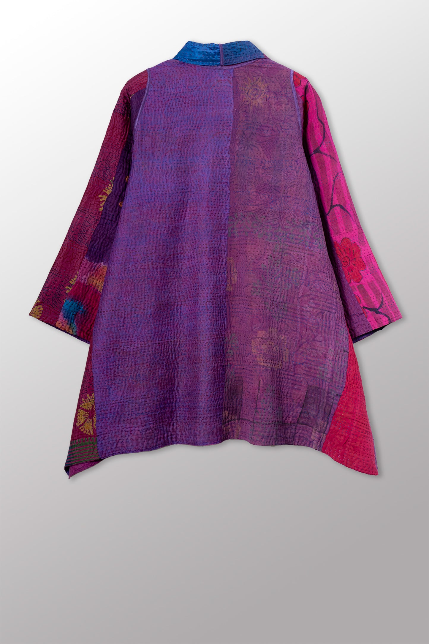 JACQUARD SILK KANTHA A-LINE JKT - js4003-cprp002a -