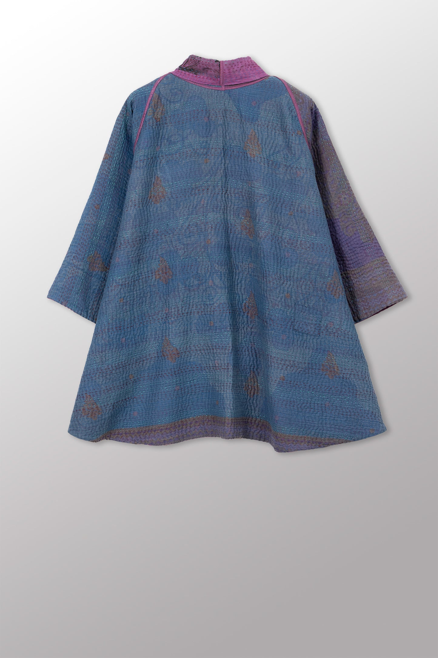 COTTON OVERDYE KANTHA KIMONO JKT - ov4004-cprp009a -