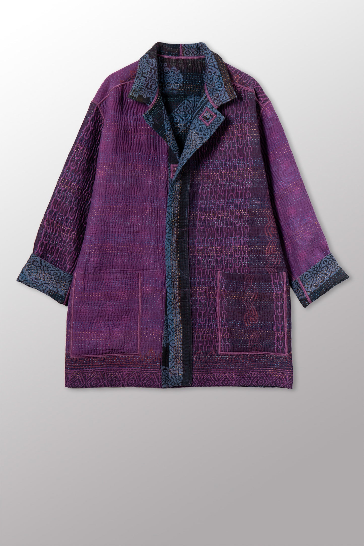 COTTON OVERDYE KANTHA MEN'S JKT - ov4041-cprp001m -