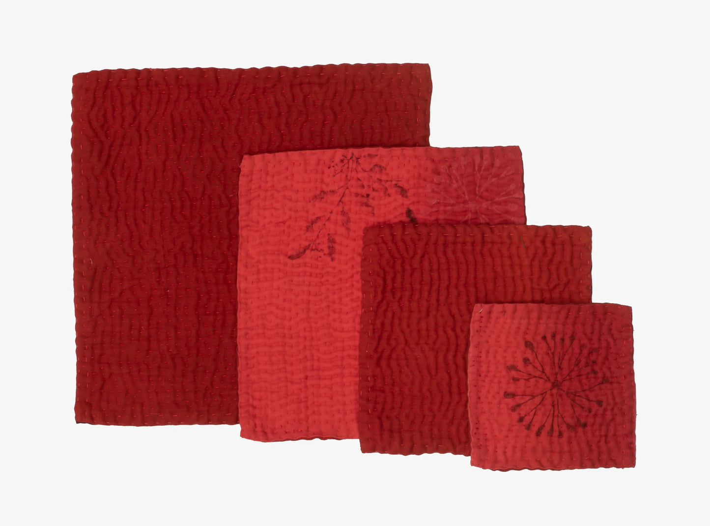 Ombre Handmade Coasters - Orange (Set of 2)