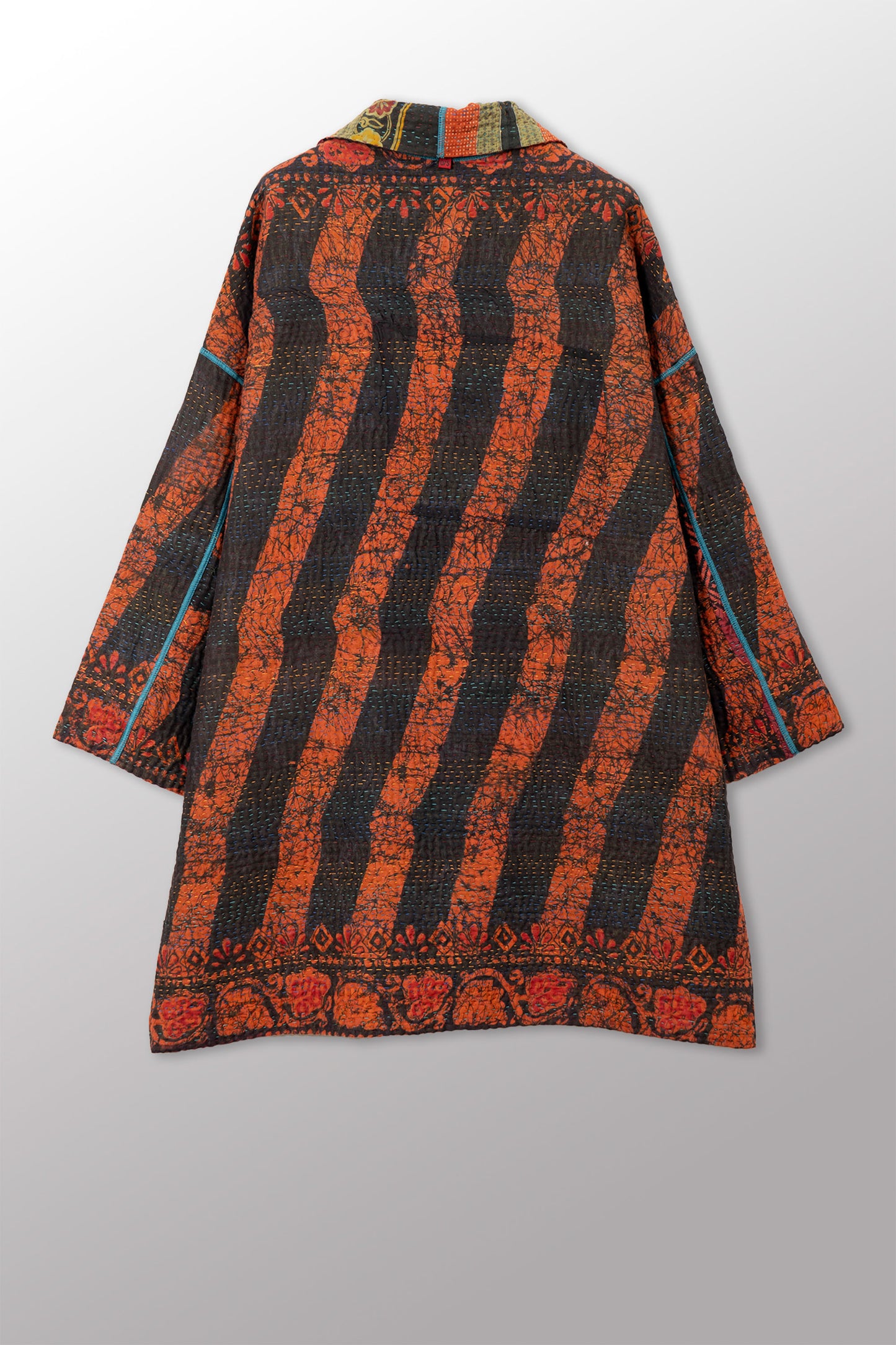 VINTAGE COTTON KANTHA HAORI JKT - cv4068-0029a -