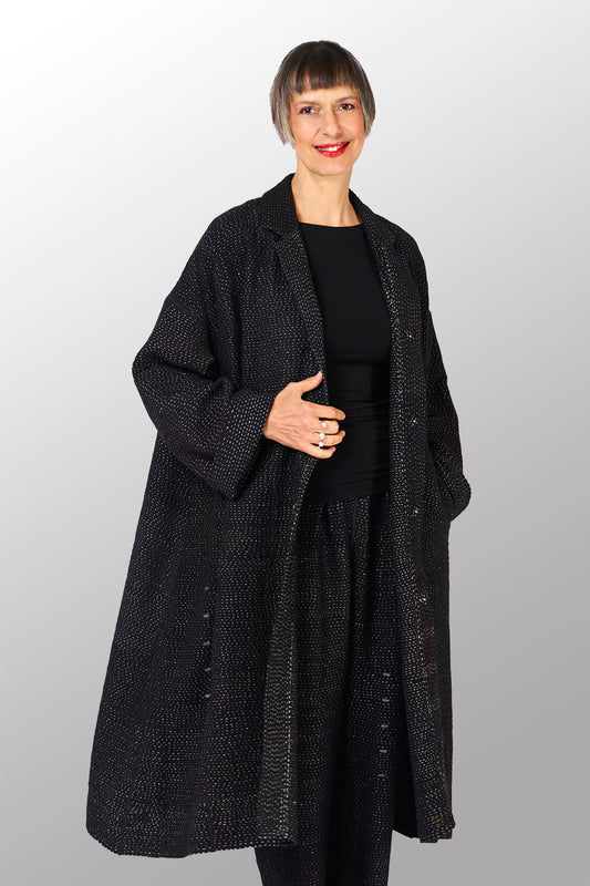 MUJI PATCH KANTHANEW OVERSIZED COAT - mp4342-biy -