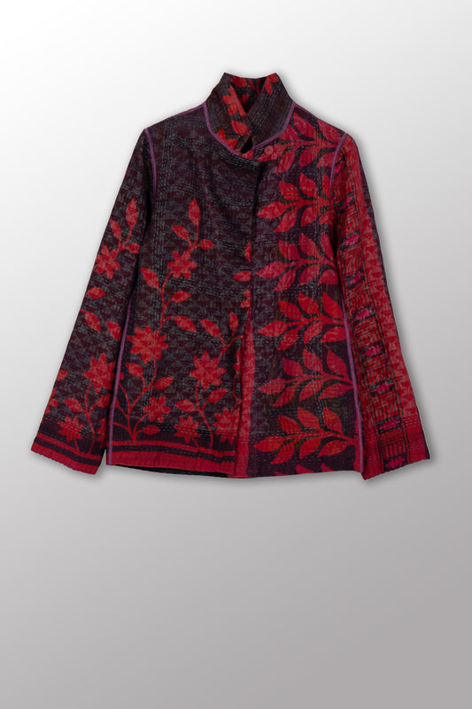 COTTON OVERDYE KANTHA SIMPLE JKT - ov4022-cred002s -