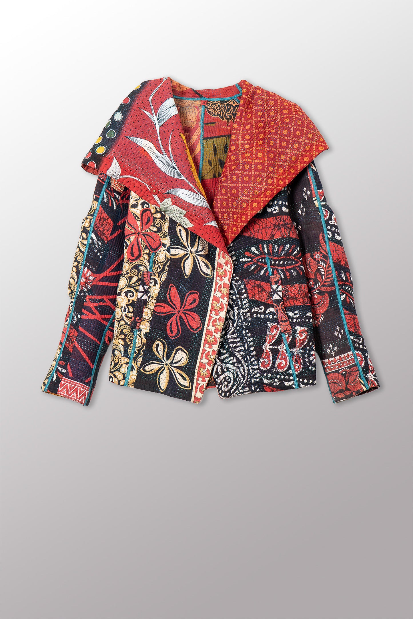 PUZZLE KANTHA HOODIE JACKET - pz4036-0001m -