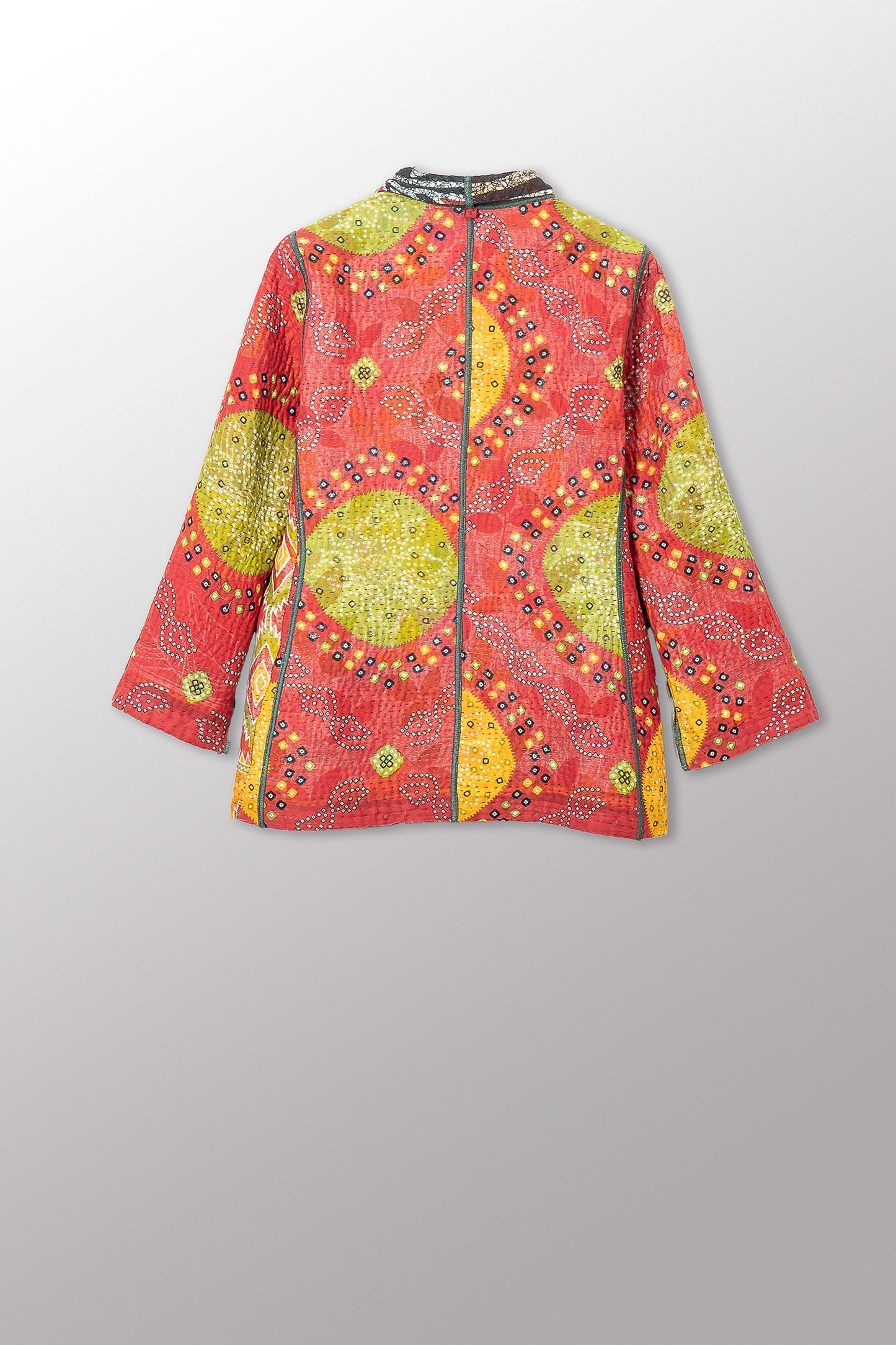 VINTAGE COTTON KANTHA SHORT JKT - cv4007-0344s -