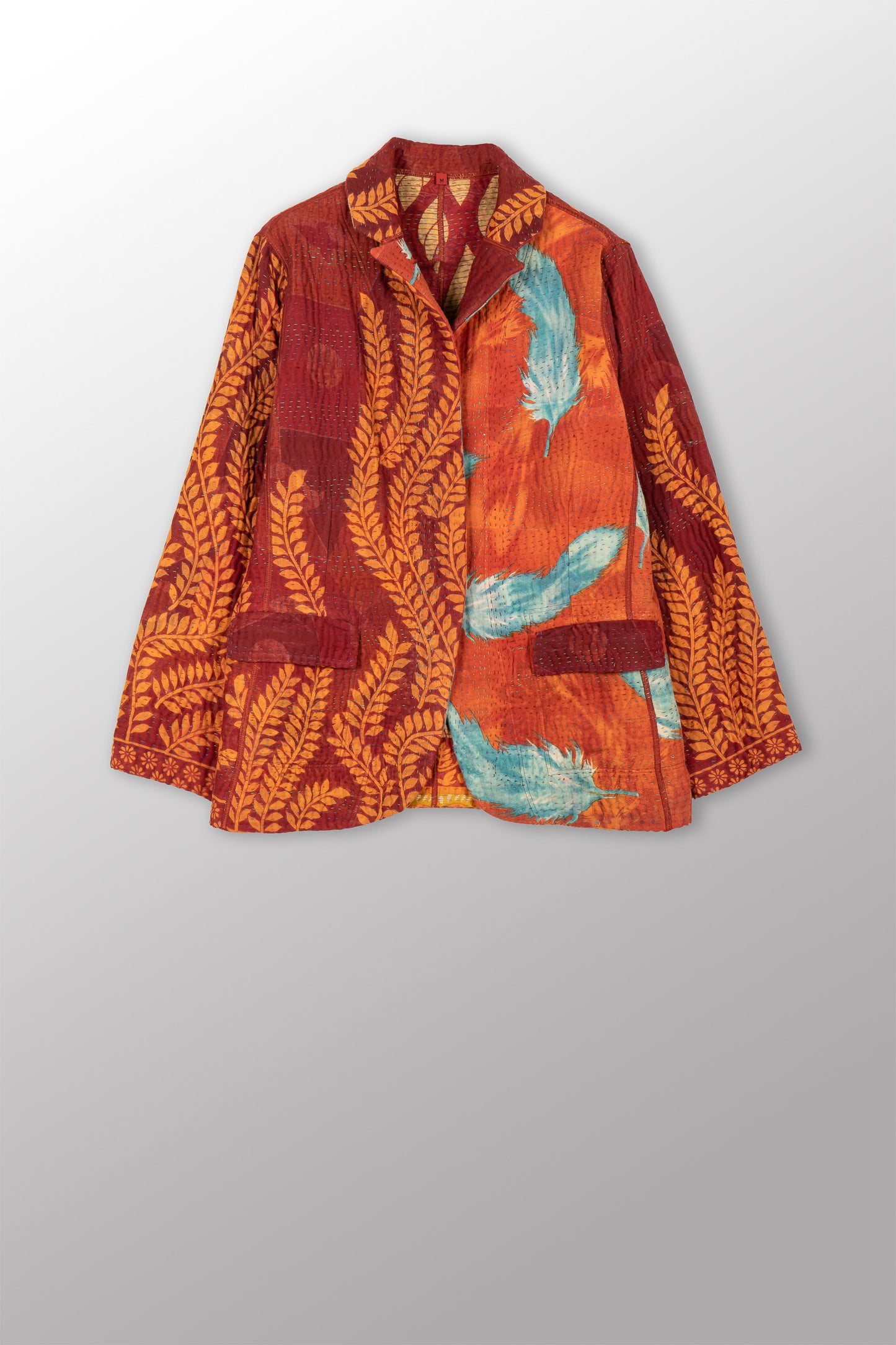 VINTAGE COTTON KANTHA BASIC JKT - cv4052-0023m -