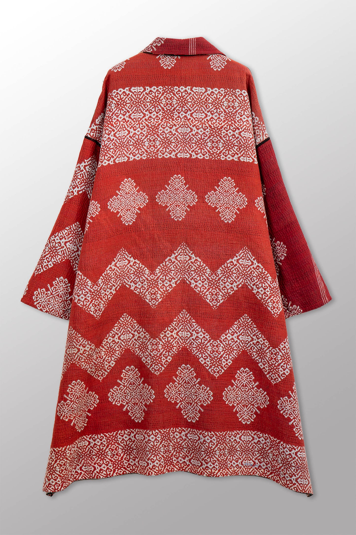 VINTAGE COTTON KANTHA NEW OVERSIZED COAT - cv4342-0021a -