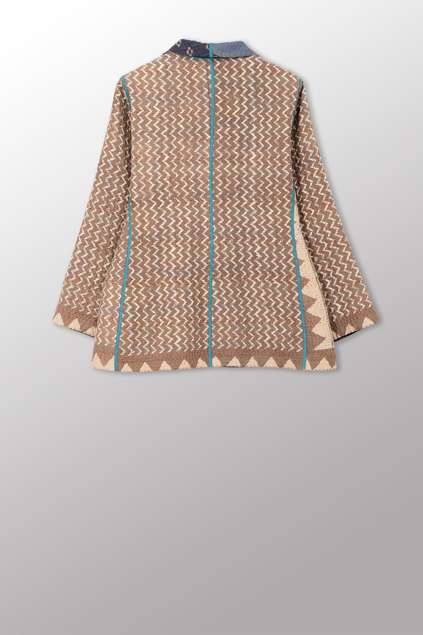 COTTON OVERDYE KANTHA SHORT JKT - ov4007-cgry001m -